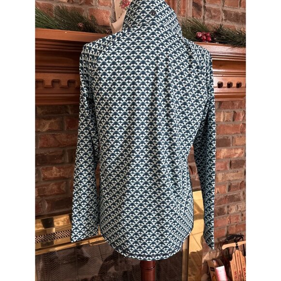 T By Talbots Performance Quarter Zip Green Size Small - Picture 3 of 8